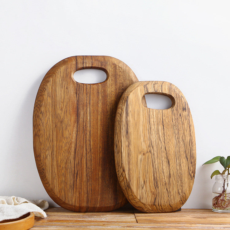 Zebra Wood Cutting Board - Round Patterned