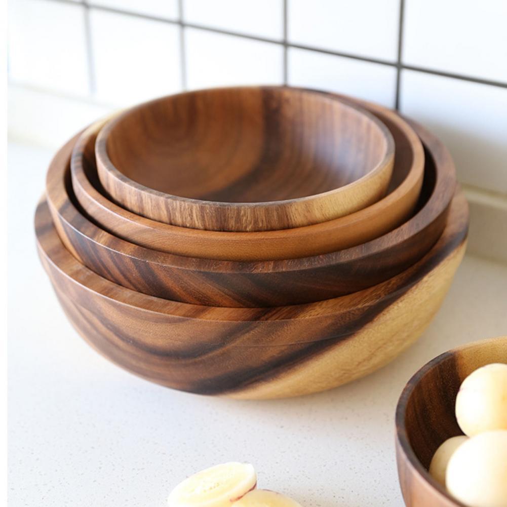 Wood Salad & Fruit Bowl - Large Serving Bowl