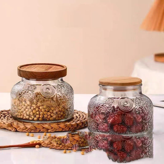 Airtight Glass Storage Jar - Food Storage