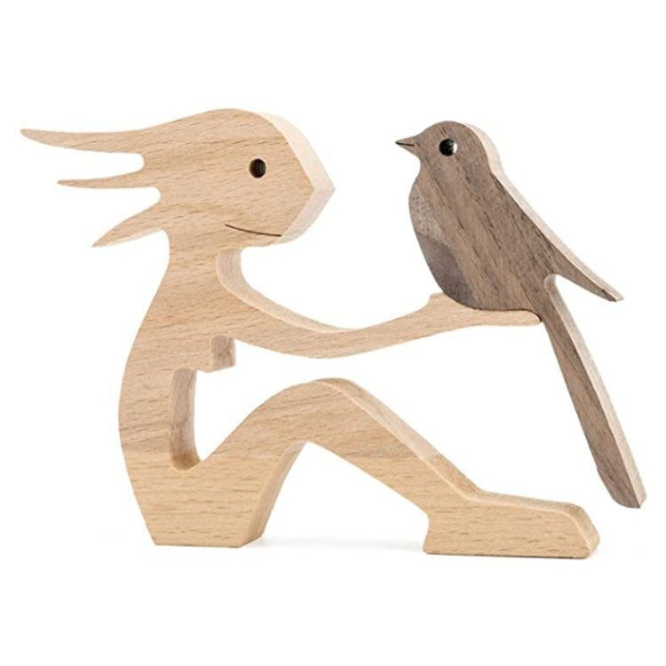 DIY Wood Figurine Sculpture - Unfinished Craft