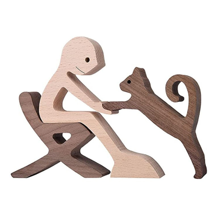 DIY Wood Figurine Sculpture - Unfinished Craft