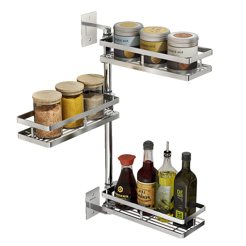 Punch-Free Kitchen Shelf - Wall Mounted Storage