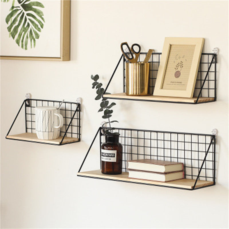Japanese Iron Wall Basket - Metal Storage Organizer