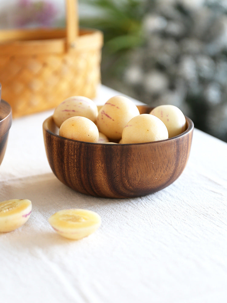 Wood Salad & Fruit Bowl - Large Serving Bowl