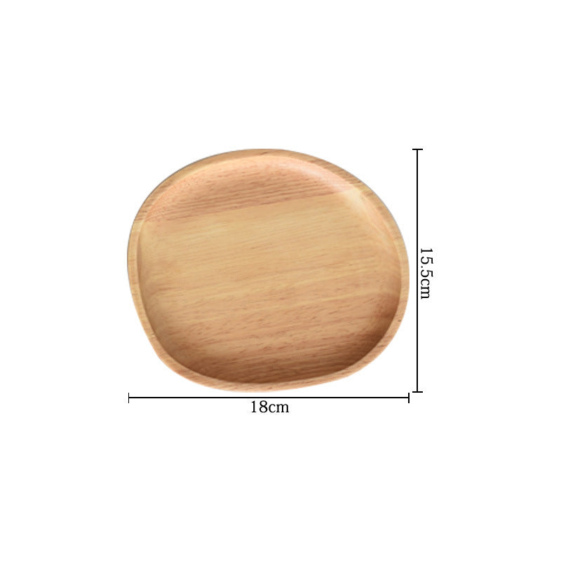Wood Tea Plate - Simple Serving Tray