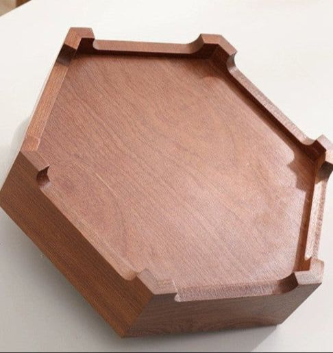 Chinese Wood Candy Box - Decorative Serving Tray