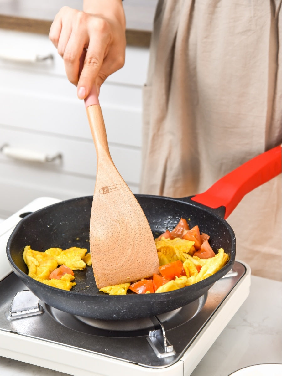 Beech Wood Kitchen Spatula - Non-Stick Safe