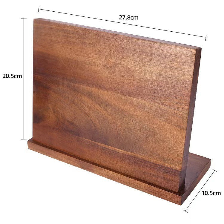Wood Magnetic Knife Holder - Multifunctional Rack