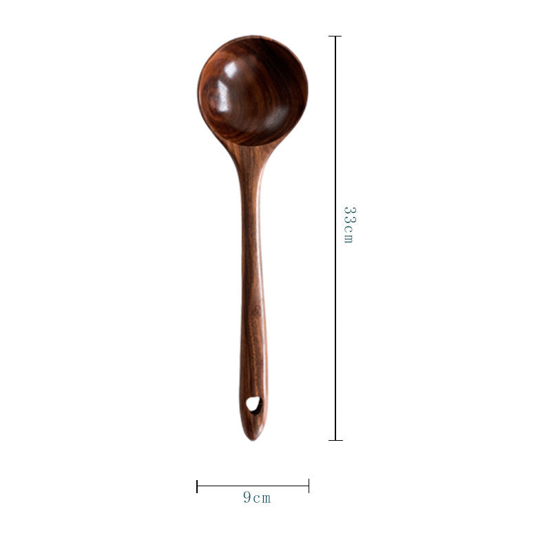 Acacia Wood Cutlery Set - Spatula & Spoon
