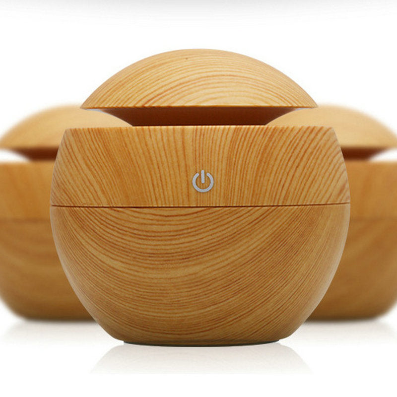 Wood Grain Mushroom Humidifier & Diffuser