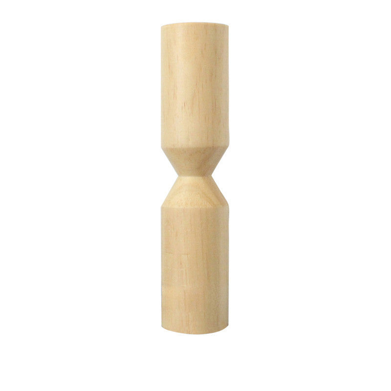 Nordic Wood Candle Holder - Minimalist Decor