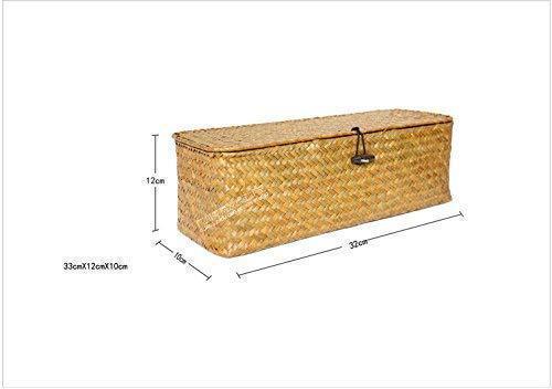 Wooden Cosmetic Storage Box - 3 Lattice Organizer