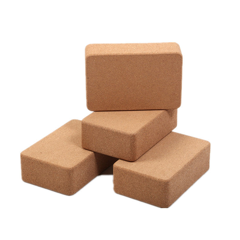 Cork Yoga Blocks - High Density Wooden Bricks