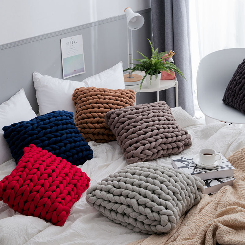 Thick Tube Pillow Cushion - Soft Home Decor