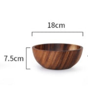 Wood Salad & Fruit Bowl - Large Serving Bowl