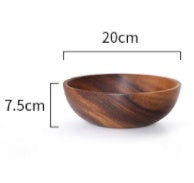 Wood Salad & Fruit Bowl - Large Serving Bowl