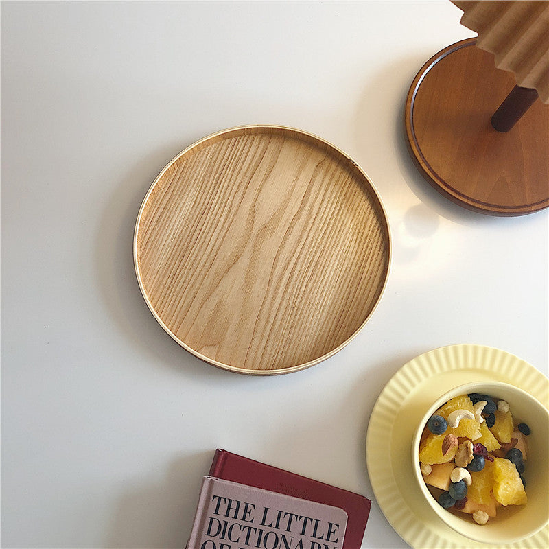 Wood Serving Tray - Round Versatile Platter