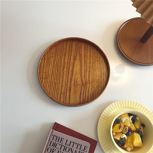Wood Serving Tray - Round Versatile Platter