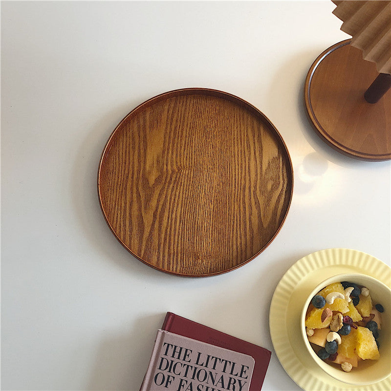 Wood Serving Tray - Round Versatile Platter