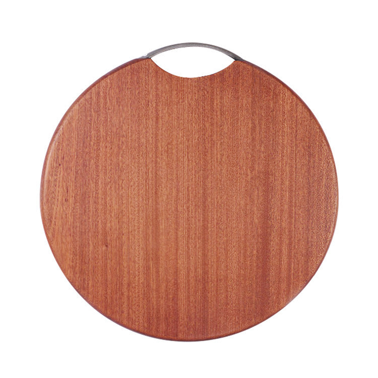 Ebony Wood Cutting Board - Circular Crack-Proof