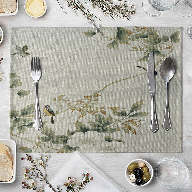 Plum Blossom Placemat/Coaster - Dining Table Decor