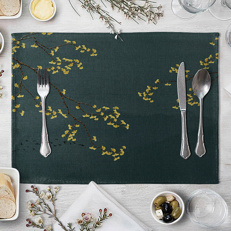 Plum Blossom Placemat/Coaster - Dining Table Decor