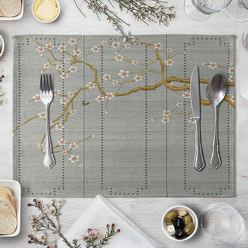 Plum Blossom Placemat/Coaster - Dining Table Decor