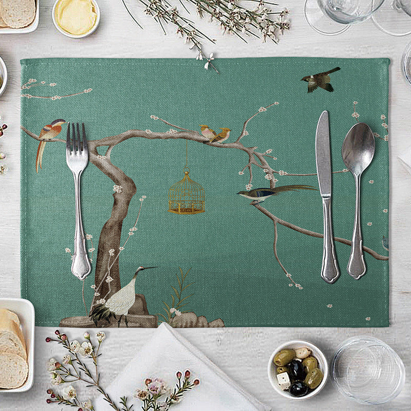 Plum Blossom Placemat/Coaster - Dining Table Decor