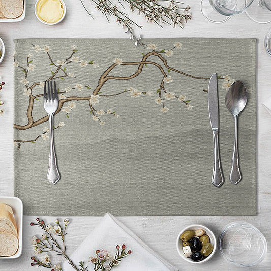 Plum Blossom Placemat/Coaster - Dining Table Decor