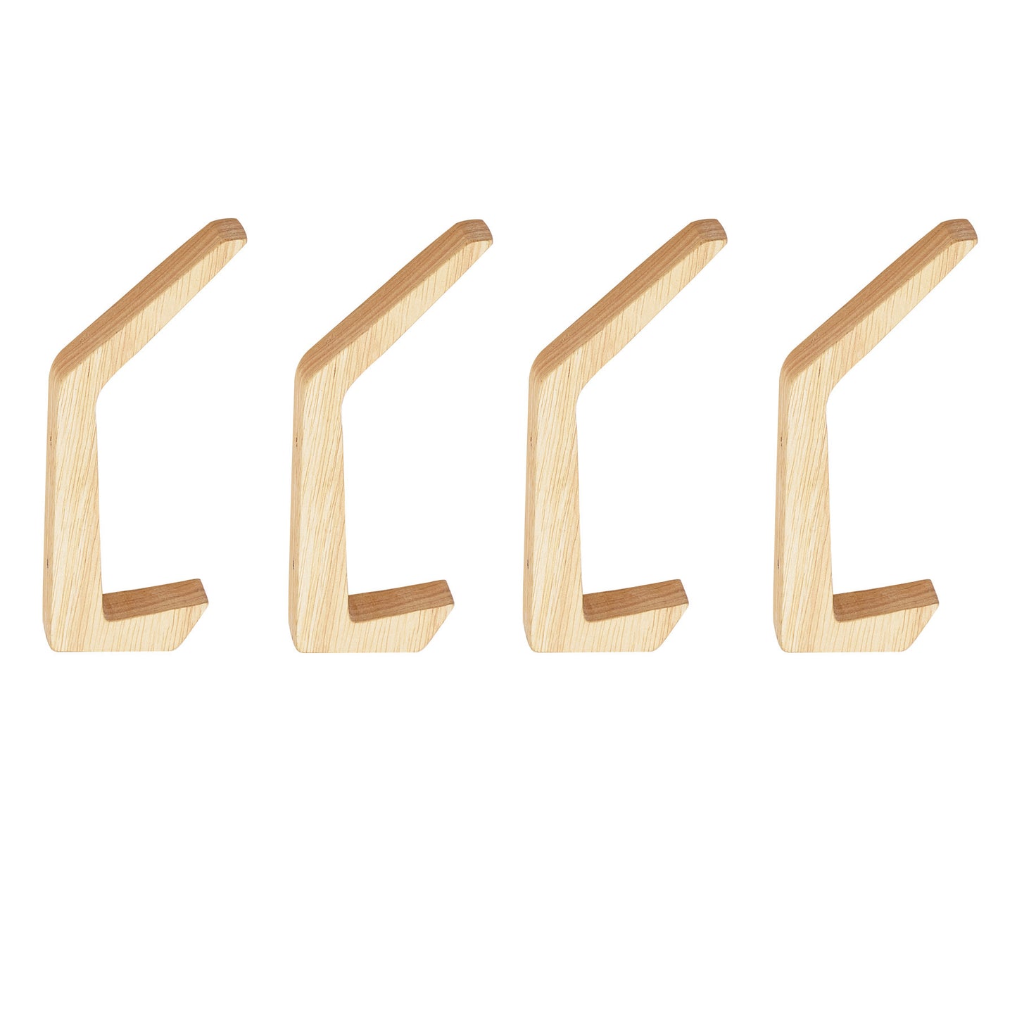 Wood Hanging Hooks - Wall Mounted Coat/Clothes Hangers