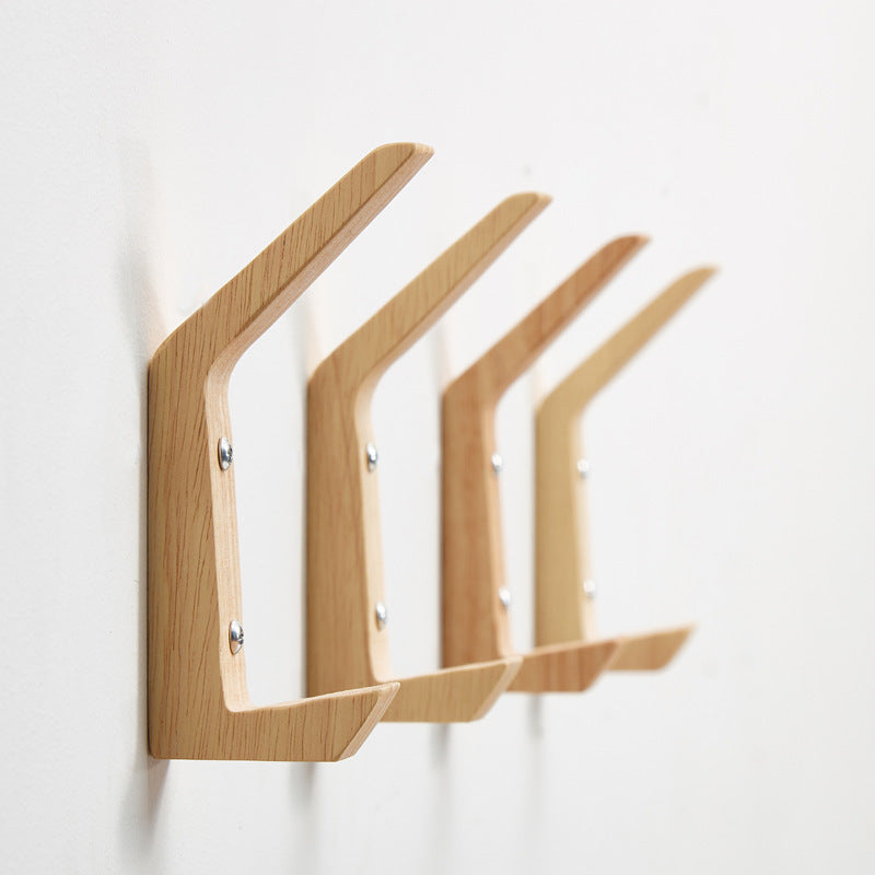 Wood Hanging Hooks - Wall Mounted Coat/Clothes Hangers