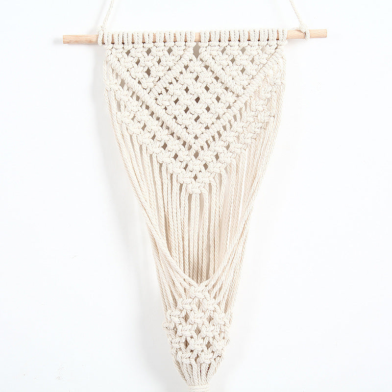 Woven Net Bag Flower Basket - Wall Decoration