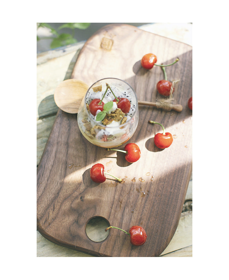 Black Walnut Chopping Board - Whole Wood Breadboard