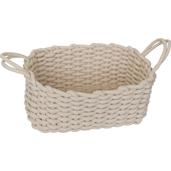 Nordic Cotton Rope Storage Box - Hand-woven Simple
