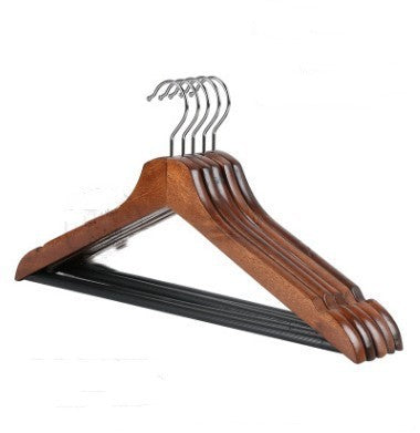 Retro Wood Clothing Hangers - Vintage Style