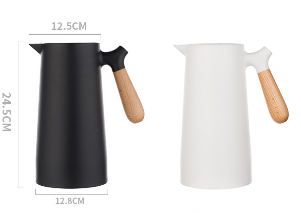 Nordic Stainless Kettle - Wood Handle Large Capacity
