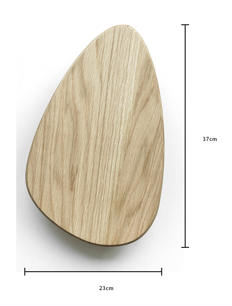 Wood Kitchen Table with Raised Edge - Serving Table