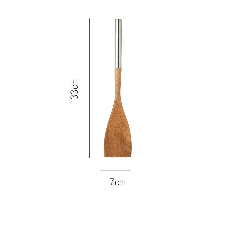 Beech Wood Kitchen Spatula - Non-Stick Safe