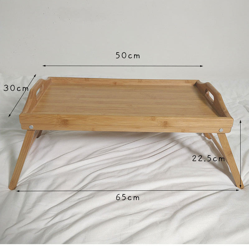 Wood Laptop Bed Table Tray - Portable Dinner Plate
