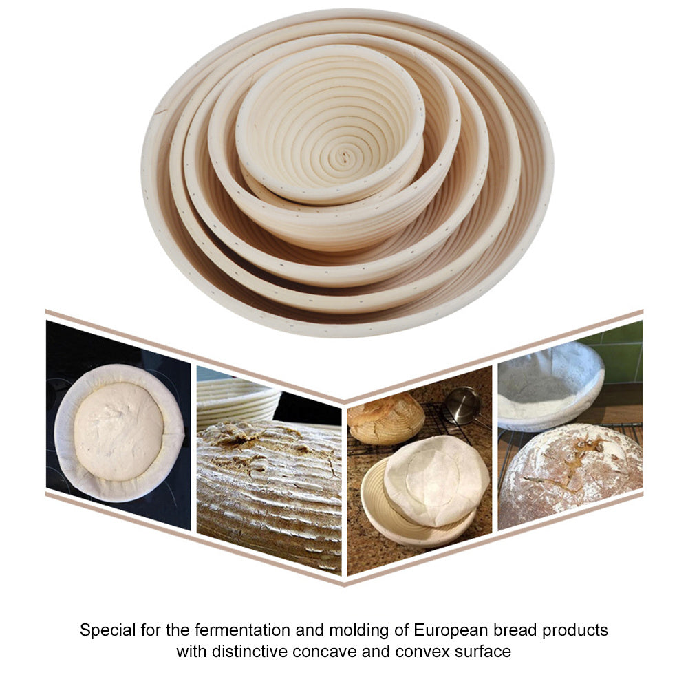 Rattan Bread Basket - Natural Handwoven Serving