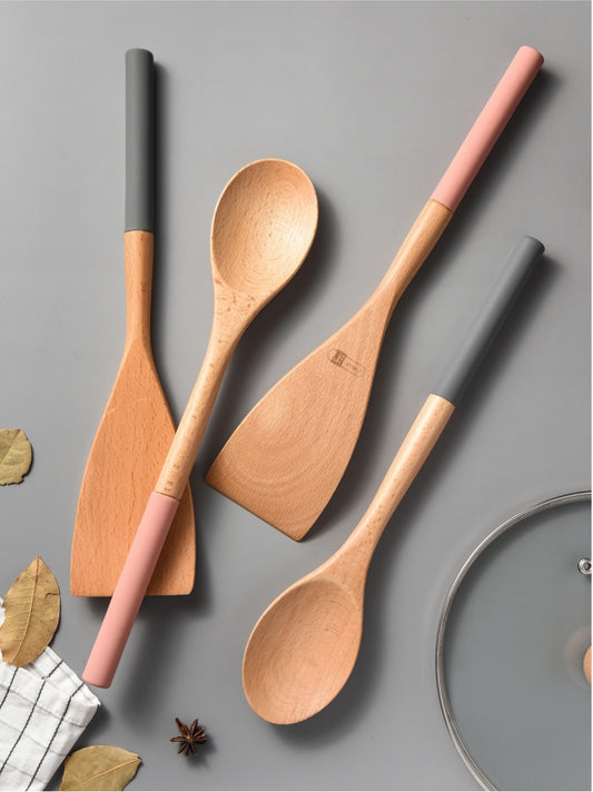 Beech Wood Kitchen Spatula - Non-Stick Safe