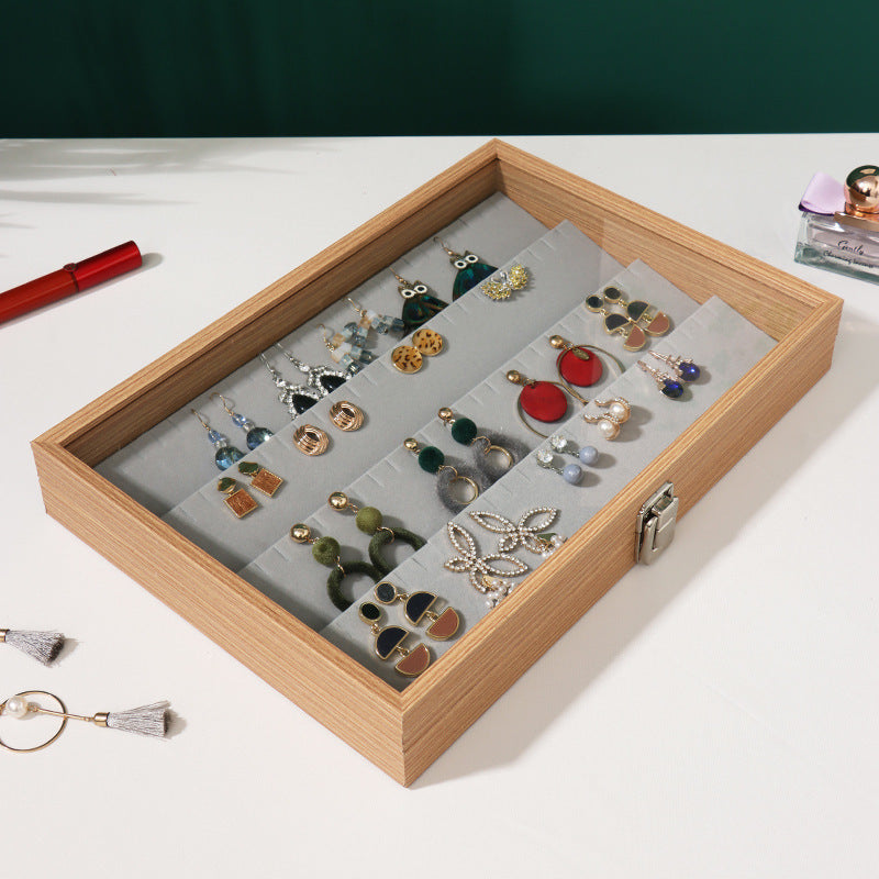 Rosewood Jewelry Box - Wooden Organizer Case