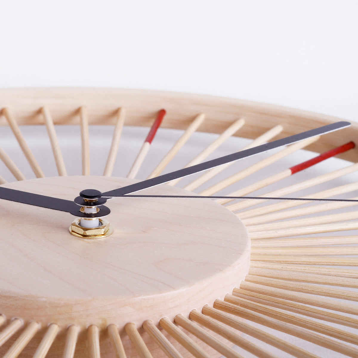 Japanese Wood Wall Clock - Minimalist Timepiece