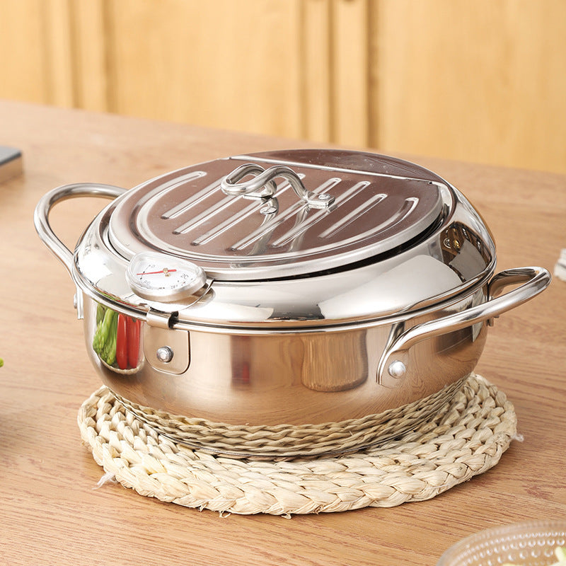 Stainless Fry Basket - Telescopic Folding