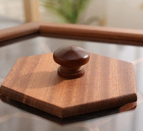 Chinese Wood Candy Box - Decorative Serving Tray