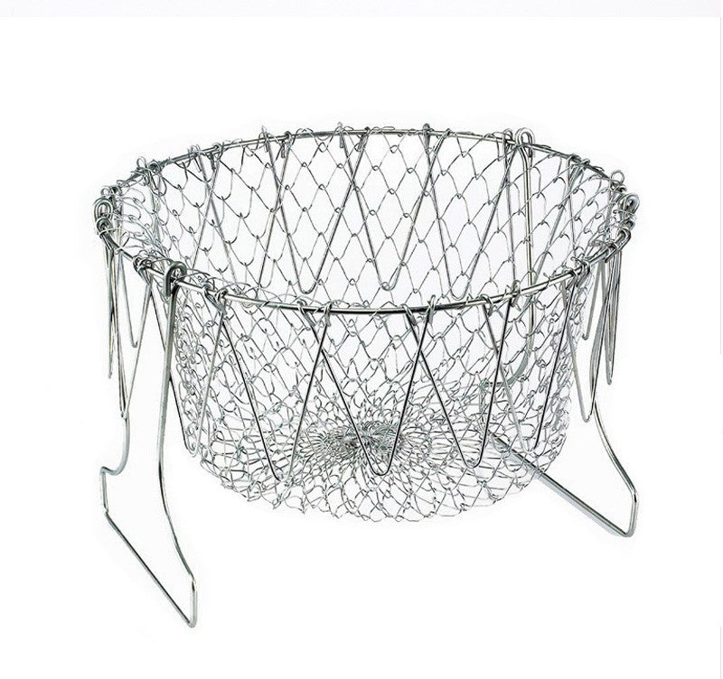 Stainless Steel Deep Fry Basket - Multi-Function