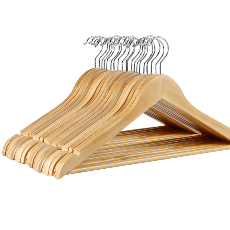 Retro Wood Clothing Hangers - Vintage Style
