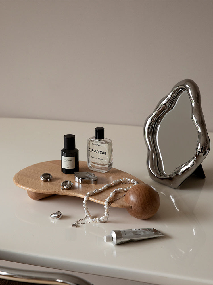 Wood Bread/Aromatherapy Tray - Perfume Decor