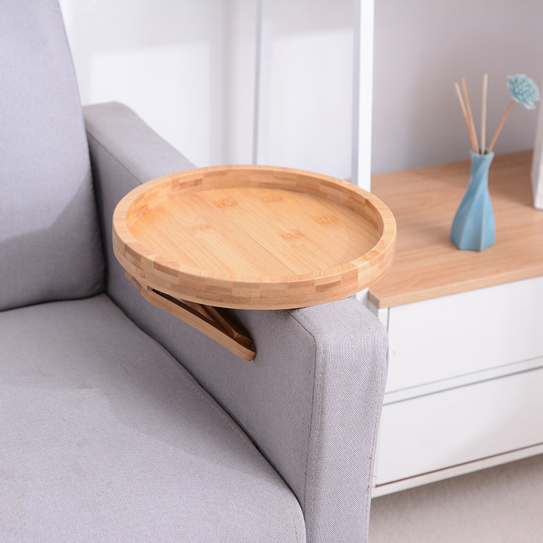Bamboo Sofa Armrest Tray - Convenient Table