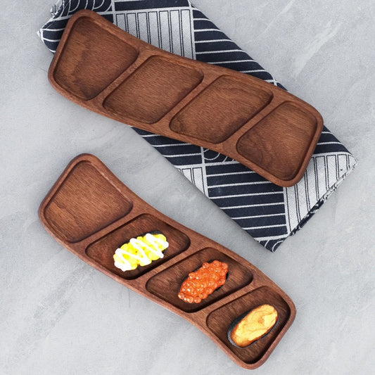 Japanese Wood Side Plate - Small Serving Dish